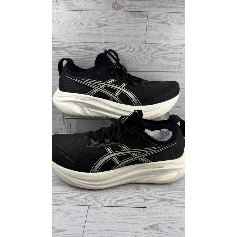Asics Gel-Nimbus 27 1011B958-002 Black 12D Mens Sneakers Mesh Running Shoes #606